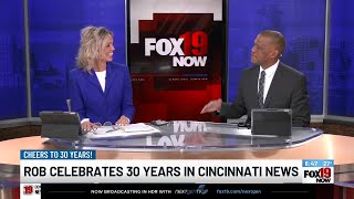 Rob Williams celebrates 30 years in Cincinnati news
