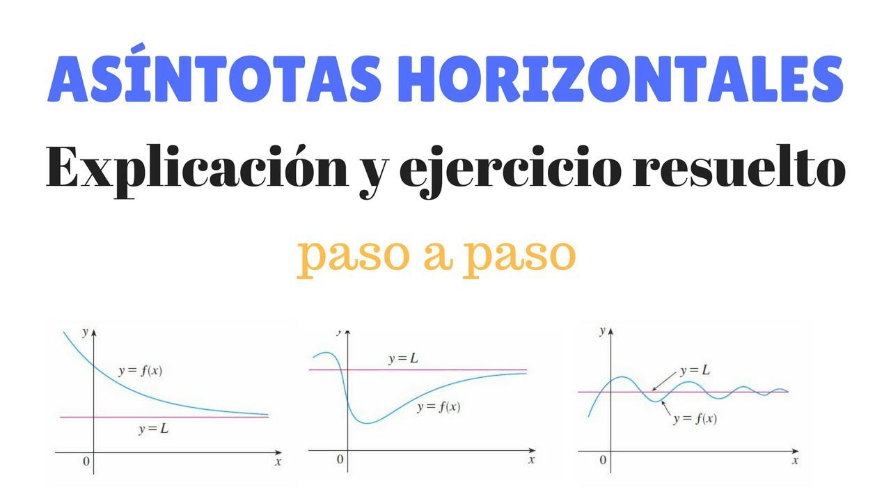 ¿ Cómo se calcula las Asíntotas Horizontales ? Explicación y ejercicio resuelto YouTube ¿ Cómo se calcula las Asíntotas Horizontales ? Explicación y ejercicio resuelto YouTube