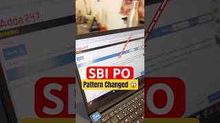 SBI PO Pattern Changed 😱 #sbi #sbipo #sbiclerk #di #datainterpretation #shortsfeed #bankersadda