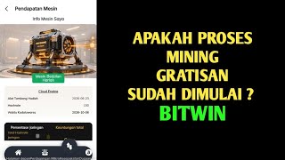 HAS THE FREE MINING PROCESS STARTED YET ⁉️ || BITWIN❗