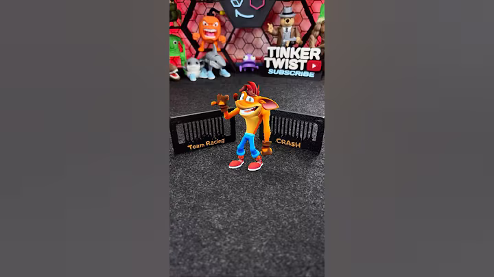 3D Printed Crash Bandicoot Team Racing Musical Fidget