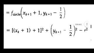 Midpoint Circle algorithm-part 2