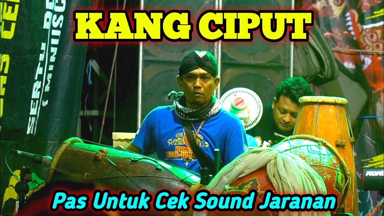 Kang Ciput Master Kendang‼️ Cek Sound Jaranan Rogo Samboyo Putro