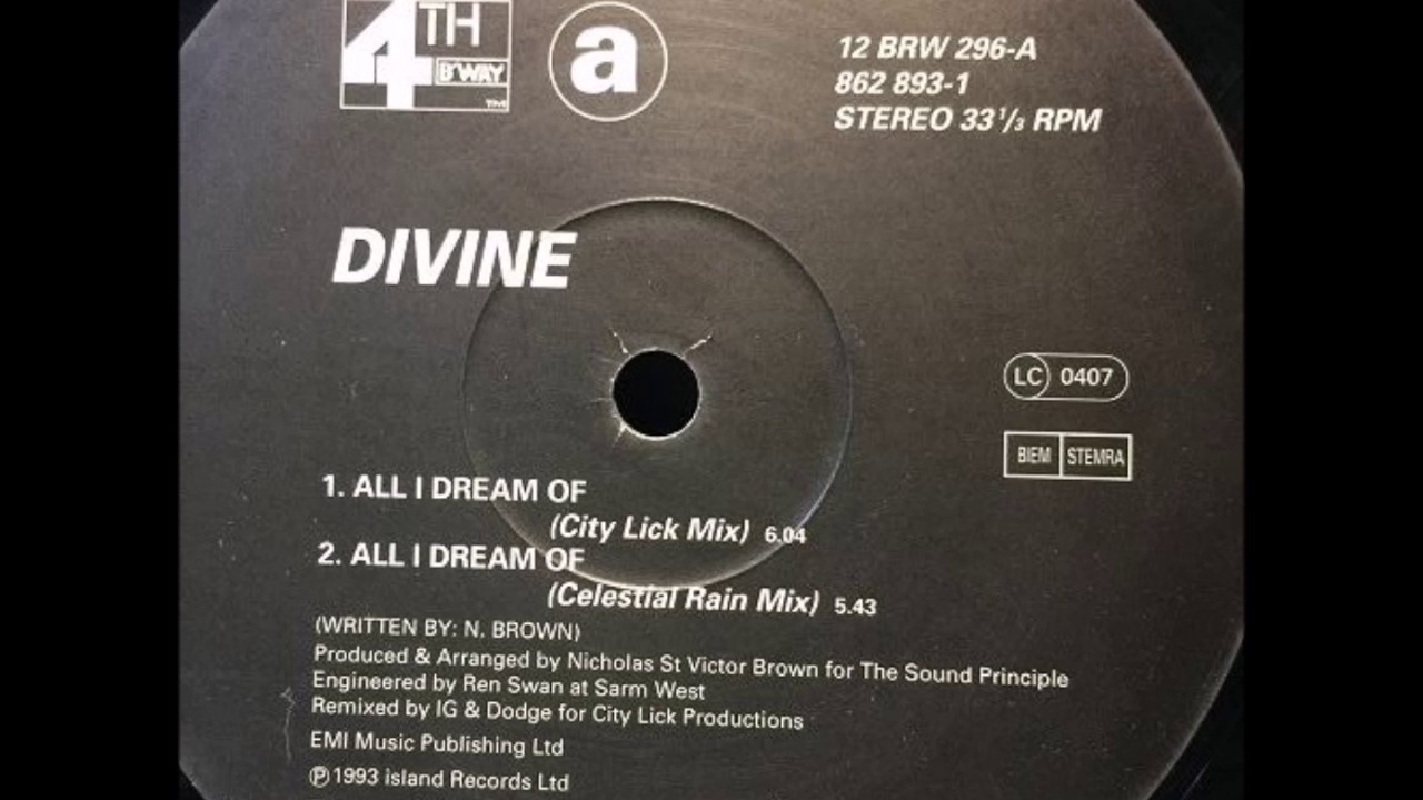 Divine - All I Dream Of - YouTube