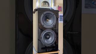 Pioneer S-Z9-LR woofer 14cm best sound indoor #japan #bassmusic #speakershopping #KEF