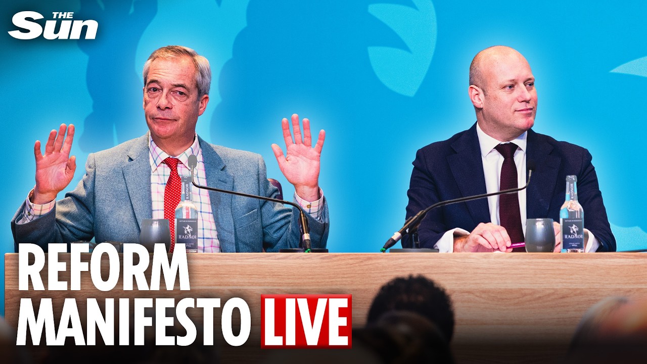 LIVE: Farage and Dan Thomas launch Reform Senedd manifesto