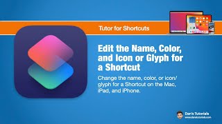 Edit the Name, Color, and Icon or Glyph for a Shortcut screenshot 5
