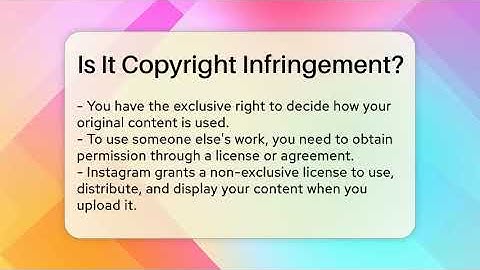 Is It Copyright Infringement? - Everyday-Networking