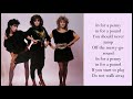 In For A Penny, In For A Pound - Arabesque - (1981 - Lyrics)