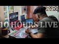 LIVE | STUDY WITH ME 10 HOURS + WORK | Live Session #upsc #work #ssc #jee #neet #prelims
