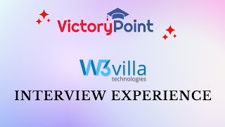 Celebrity W3Villa Technology Interview Experience (By Sweeti Pal) Profile