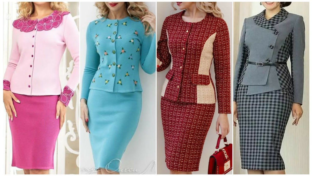 Two Piece Bodycon Dress With Jacket 