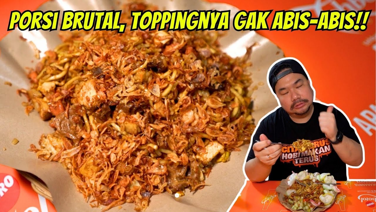 BRUTAL BANGET NASI GORENG INI TOPPINGNYA GAK ABIS-ABIS!!