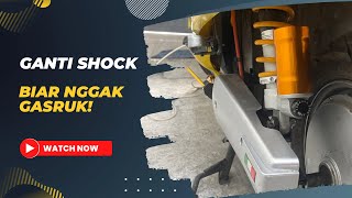 Ganti Shock Scarlet 320 untuk Uwinfly T3S Biar Nggak Gasruk Lewat Polisi Tidur