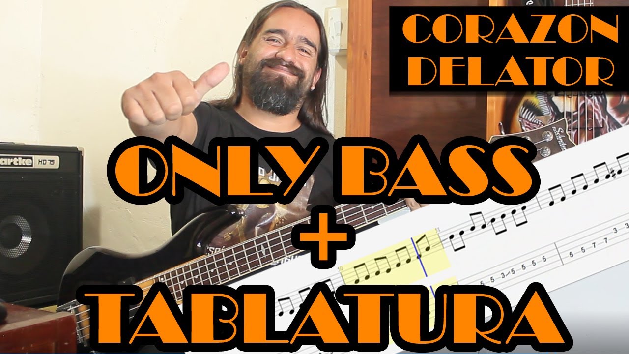 Corazón Delator – Soda Stereo – Only Bass + Tablatura