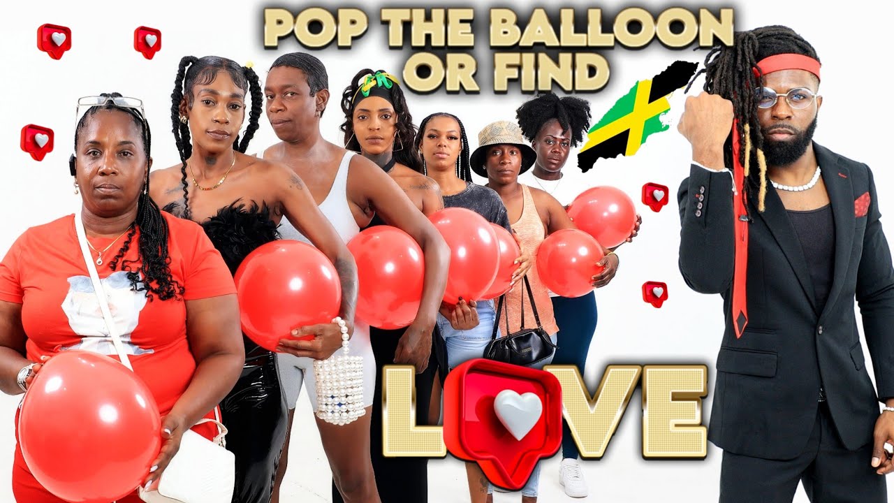 Pop The Balloon Or Find Love | Jamaica Edition | Older People Seniors 