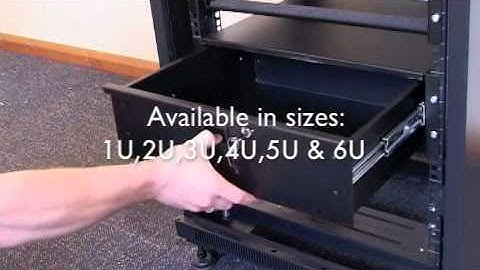 Penn Elcom R192 - Lockable Rack Drawer Range