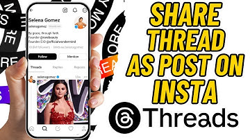 How to Share Thread as Post on Instagram Threads App #tutorial