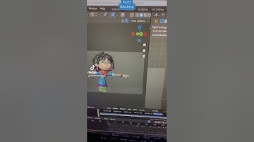 Animating Ellie from Sprite Fright in Blender Part2