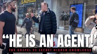 "Jesus was a government plant!" Street Preaching to clear up MASS Confusion!