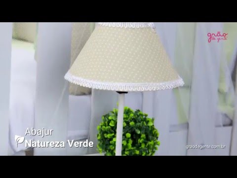 Abajur Natureza Verde | Ref: 52046