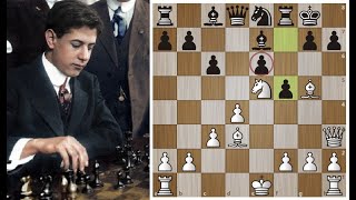 Красивая партия Хосе Рауля Капабланки: Атака пункта е6! Шахматы.