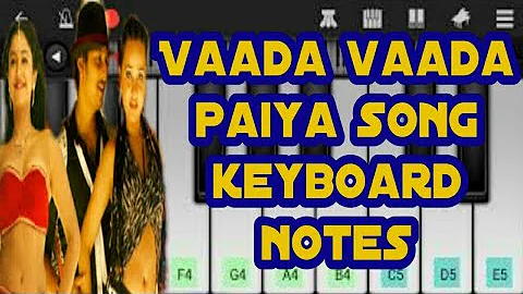 Vaada vaada paiya song | Jeeva | D. Imman | Kacheri aarambam | Keyboard notes | Wifi Musicz