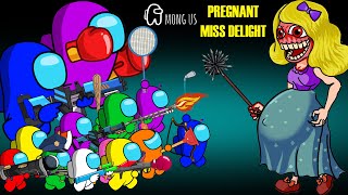 어몽어스 VS Miss Delight Pregnant (Poppy Playtime 3) | AMONG US ANIMATION