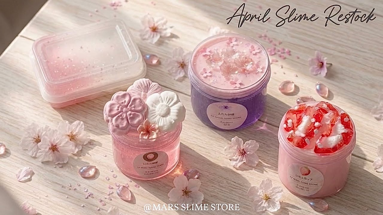 新品未使用　tamrslime様 スライム 4月の販売スライム紹介🌸🫧 - YouTube