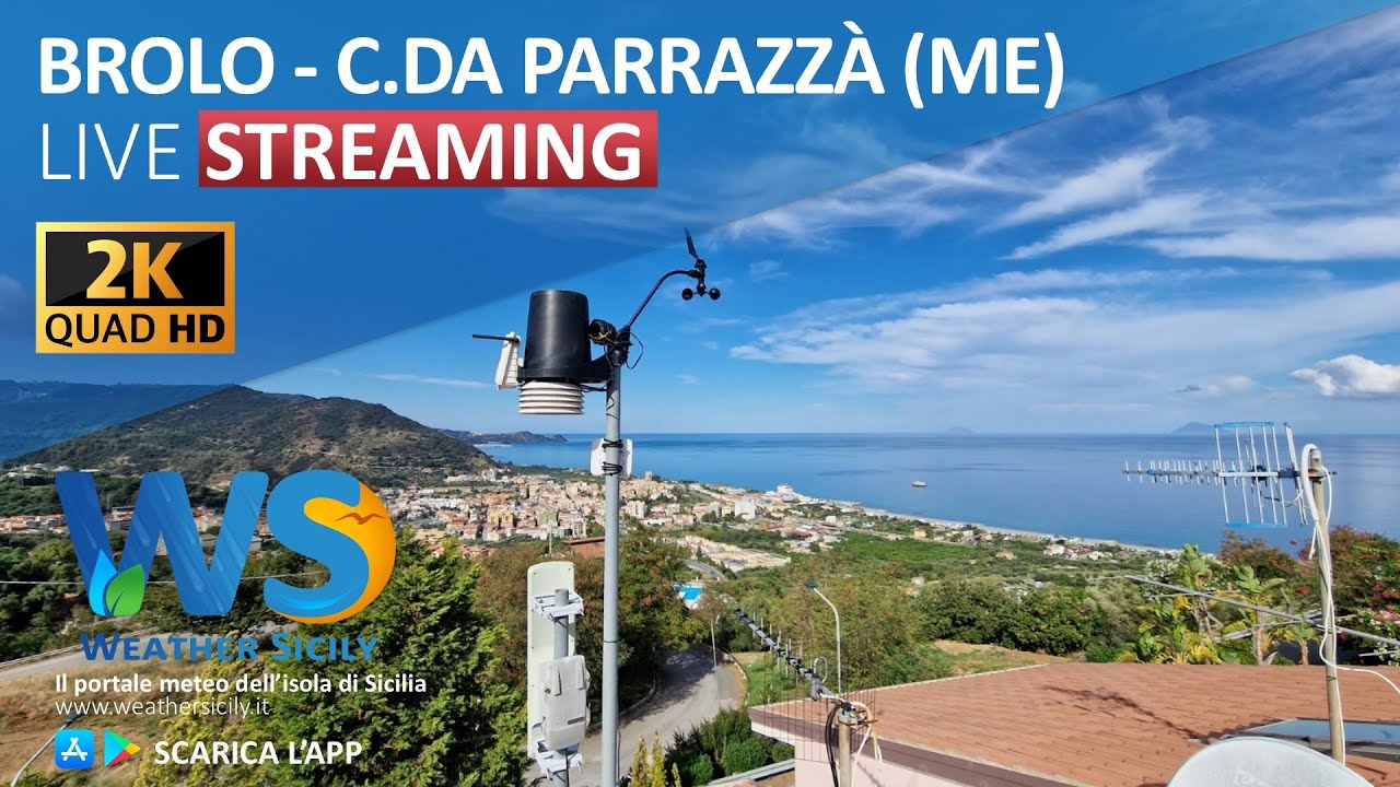 🔴 Brolo live webcam – Panoramica da Contrada Parrazzà