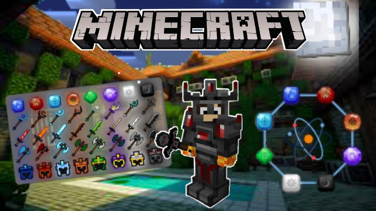 addons de armas e armaduras com poderes elementais para o Minecraft ...