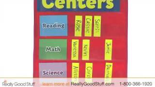 Centers Management Pocket Chart™ - Really Good Stuff®