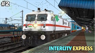 Intercity Express Train Journey In Indian || Back to Back Overtakes In Train Simulator Classic || P2 screenshot 4