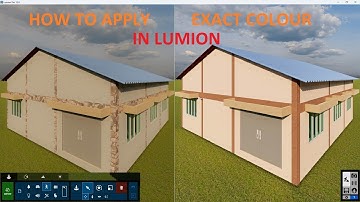 Apply exact colour in Lumion