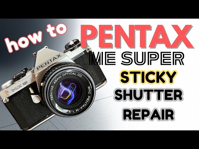 Fix Old Cameras: Pentax ME-Super Winding Issues - YouTube