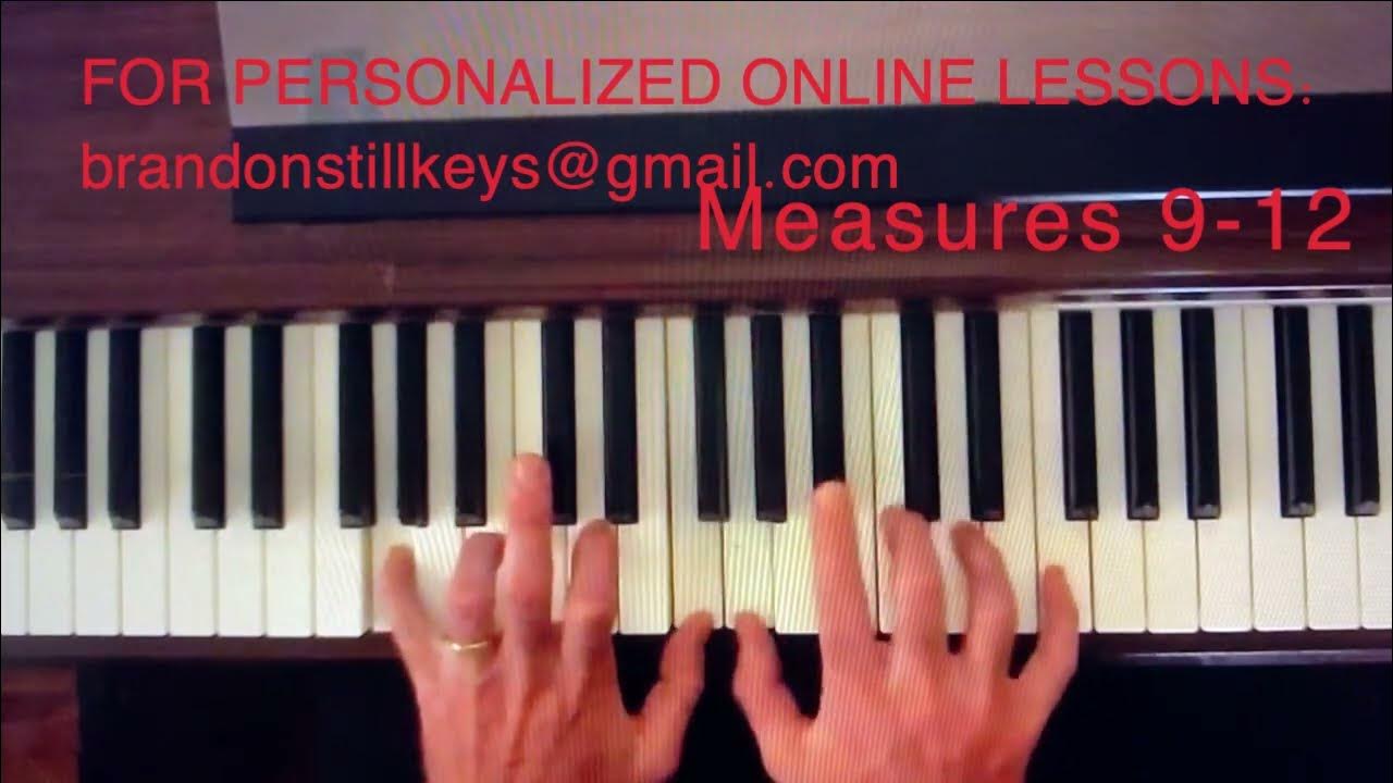 How to play Rocket Man by Elton John on Piano. (Measures 7 through 12