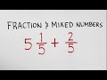 Adding Fractions and Mixed Numbers Quiz