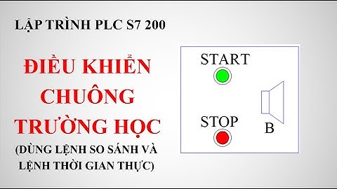 [PLC S7 200] Bài 6. Lập trình PLC điều khiển chuông trường học