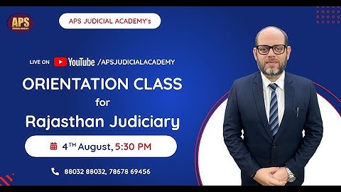 Rajasthan Judiciary Exam 2021: Cut-Off, Paper Pattern & Syllabus | RJS 2021 | APS Judicial Academy