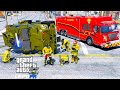 GTA 5 Firefighter Mod Heavy Rescue Responding To Flipped Over SWAT MRAP Truck