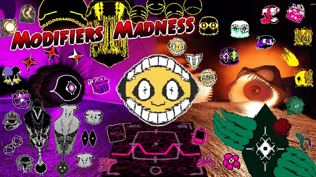 MODIFIERS MADNESS +2 Modifiers Every Saferoom - SAFEROOM 12 - ROBLOX GRACE