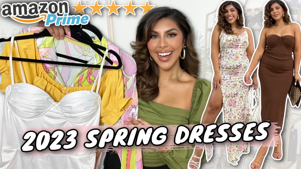 💐13 SPRING DRESSES FOR ANY OCCASION!!💐2023 AMAZON DRESS FINDS! SPRING