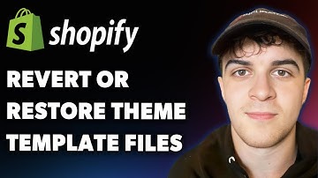 How to Revert or Restore Your Shopify Theme Template Files (Full 2025 Guide)