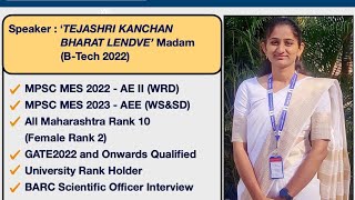 civilisedminds team's Topper talk | Tejashri lendave | MES23 Rank 10