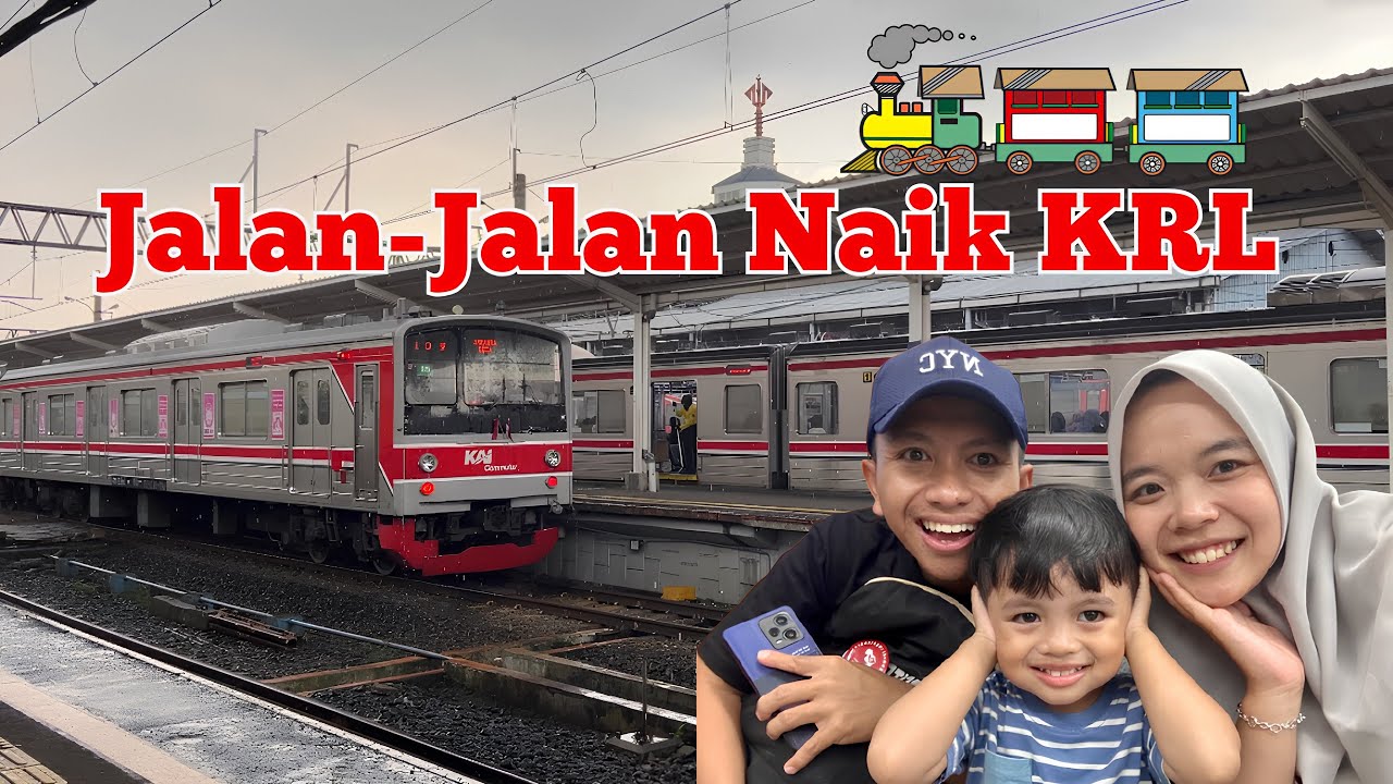 PERTAMA KALI NAIK KRL KE BOGOR - WISATA HEMAT KE ALUN ALUN BOGOR