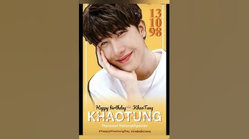 🦋⚘️HaPpY BiRtHdAy🎂 KhAoTuNg⚘️🦋(13/10/1998) ~♡Bl Thai Actor Tamil Status♡~ #khaotung