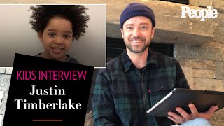 Kids Interview Justin Timberlake On Beat Boxing, His Favorite Childhood Toy, & Trolls | PeopleTV