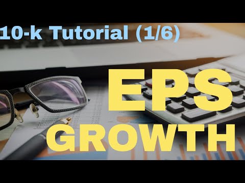 10k Report Tutorial (1/6): EPS Growth Calculation
