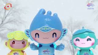 The Little Cube award winning original animation work for the mascots of the 19th 2022 Asian Games