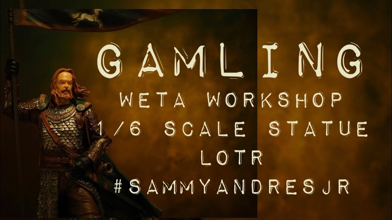 LOTR “GAMLING” Weta 1/6 scale statue YouTube